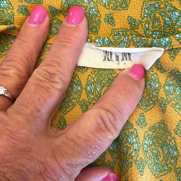 Jade by Jane multicolored floral paisley long open kimono Size L EUC - Picture 7 of 8